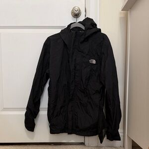 North Face Black Raincoat